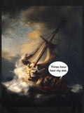 Christ in the Storm Three hour tour my ass Kids T-Shirt