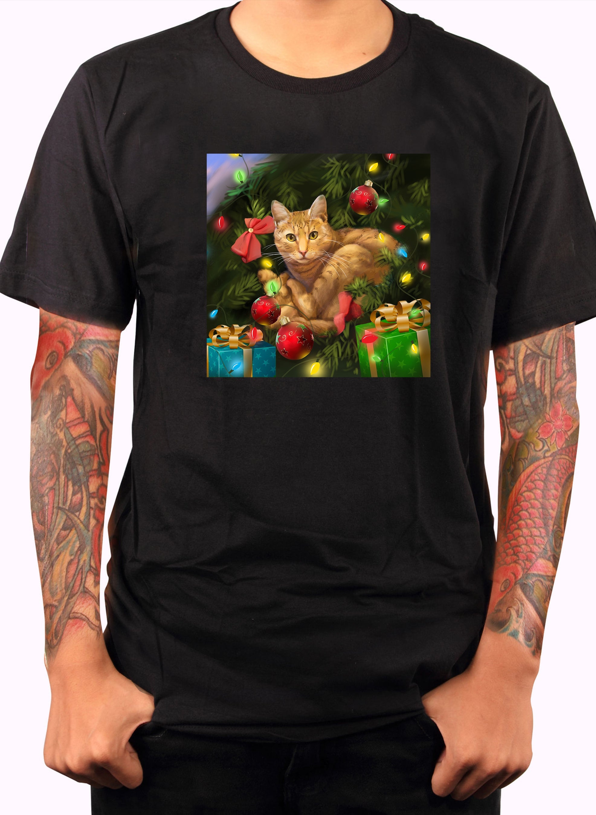 Christmas Cat T-Shirt