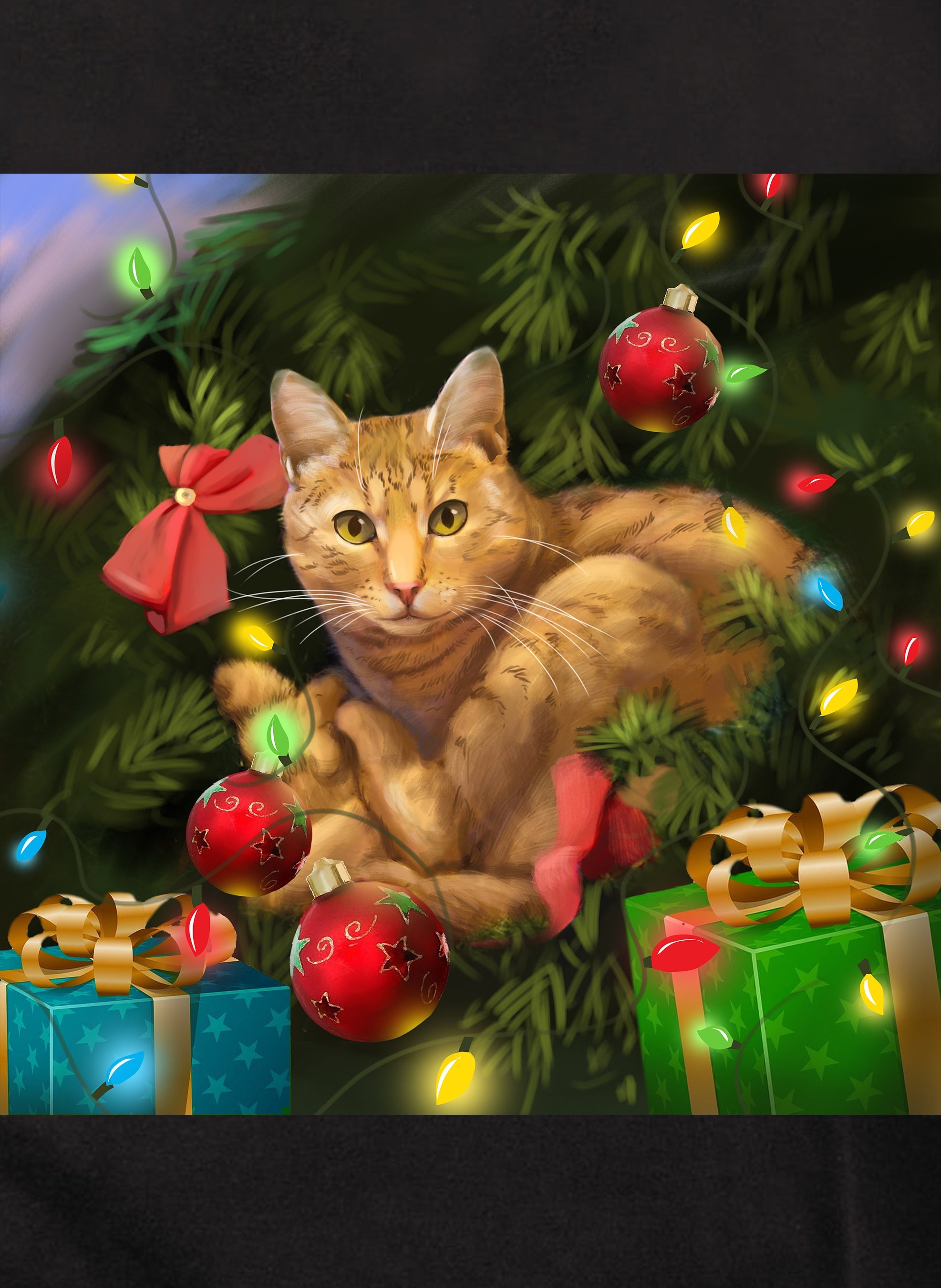 Christmas Cat T-Shirt