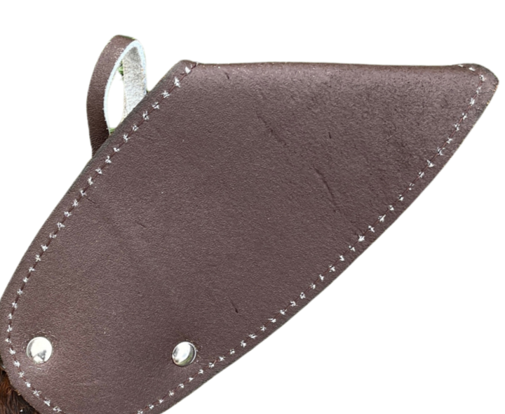 Cross Draw Western Holster | Real Cowhide - Patches