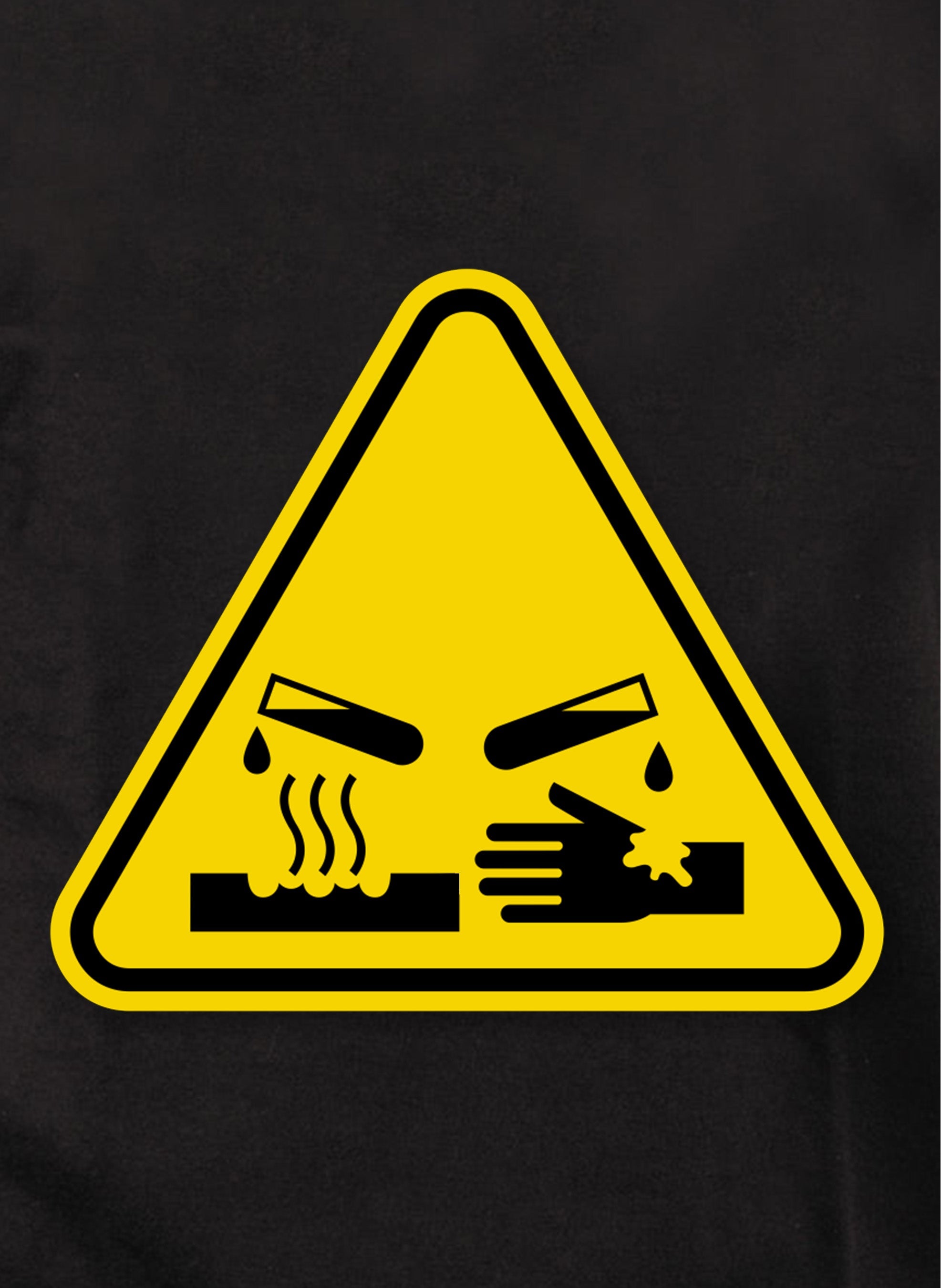Corrosive Hazard Symbol Kids T-Shirt