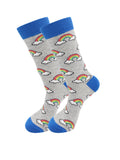Cloud Rainbow Socks - Comfy Cotton for Men & Women