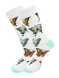 Butterflies Socks - Comfy Cotton for Women