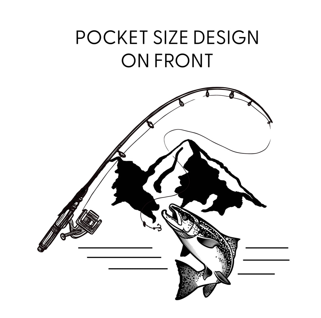 Mountain Fish & Pole - Fish On (pf&b)  - Unisex Tee