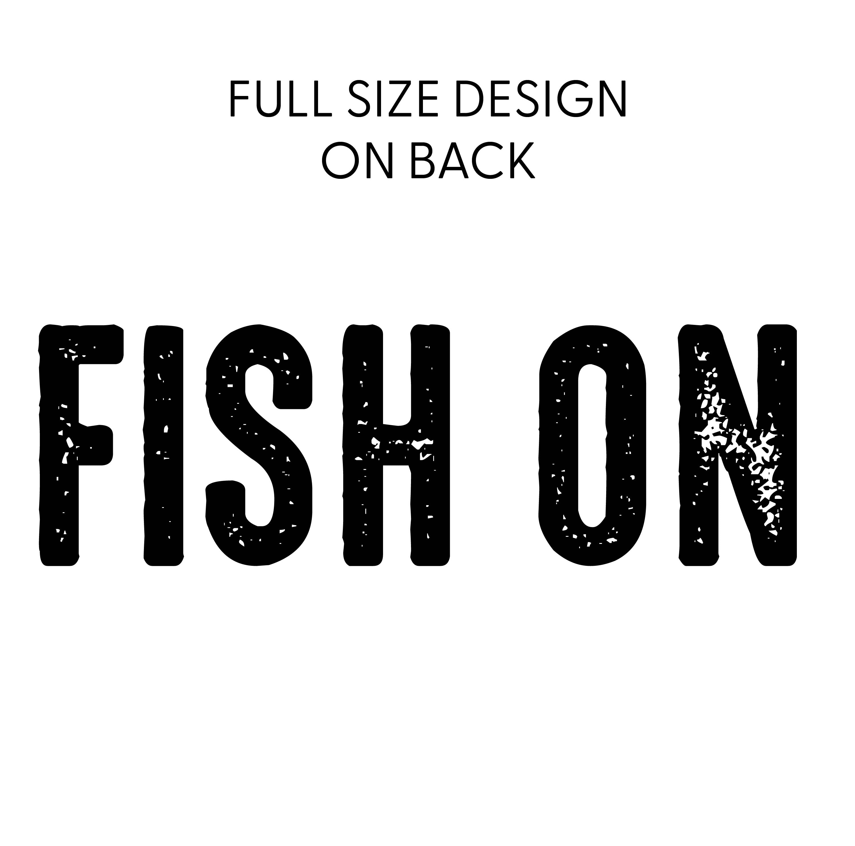 Mountain Fish & Pole - Fish On (pf&b)  - Unisex Tee