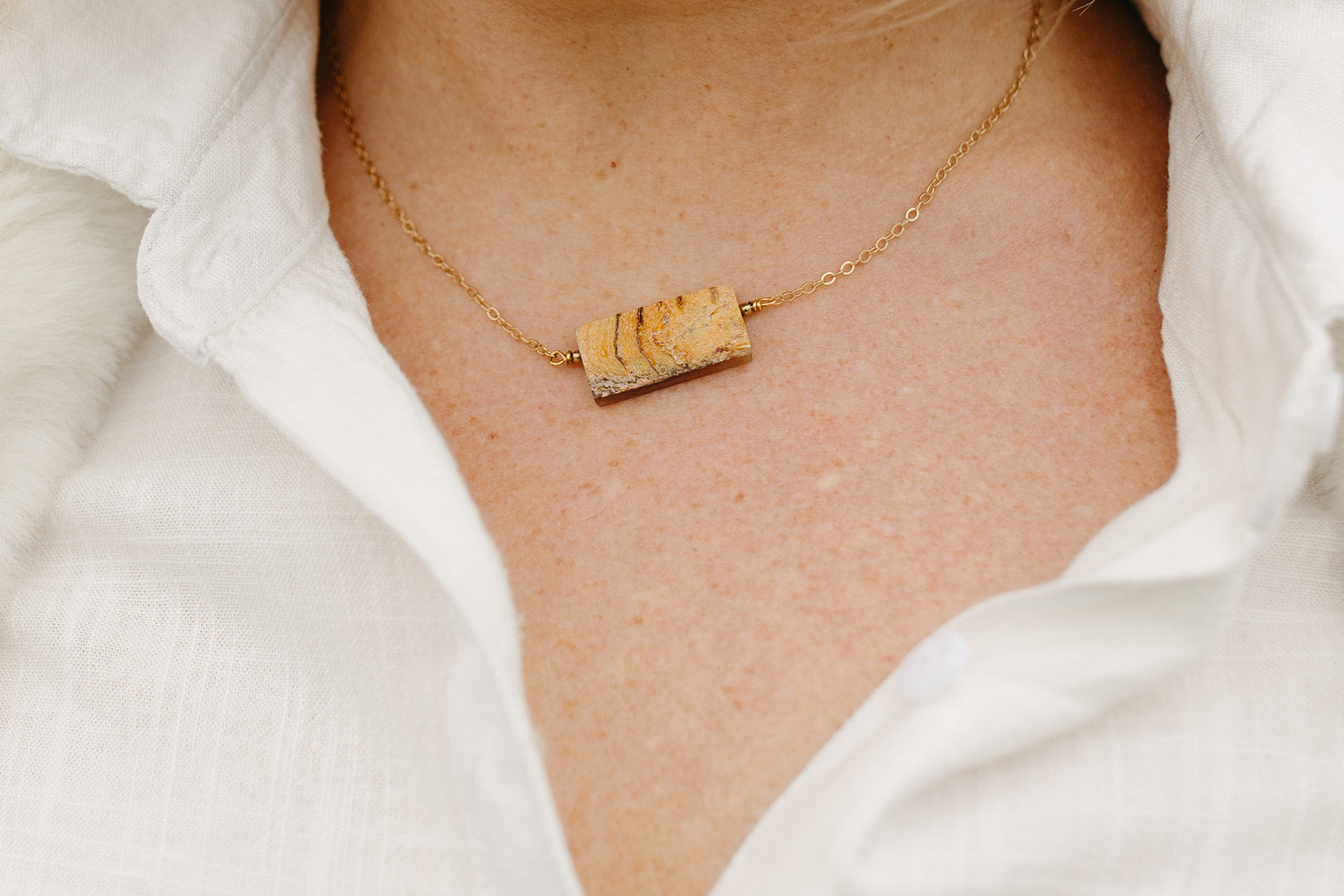 Horn Pendant Choker