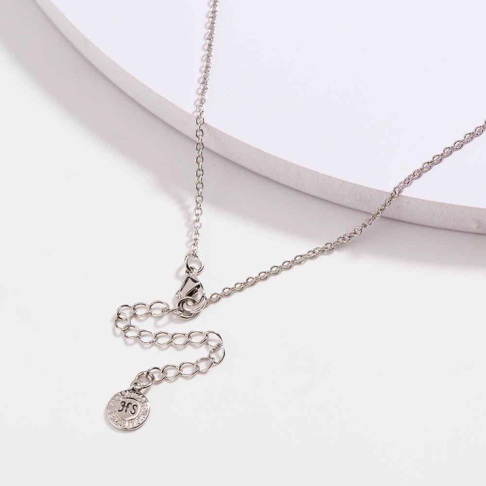 Dainty Black Onyx Beaded Link Necklace