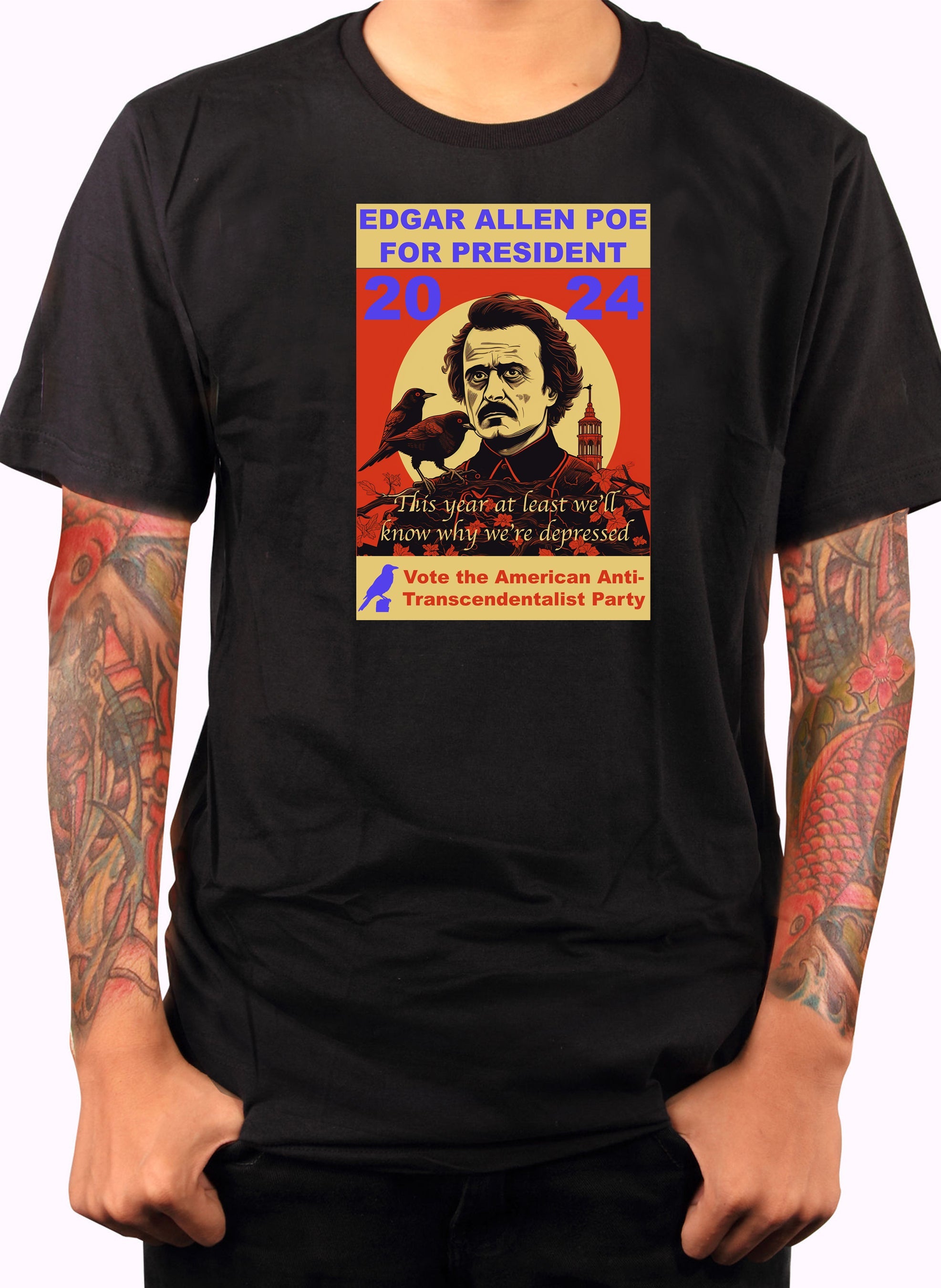 Edgar Allen Poe for President T-Shirt