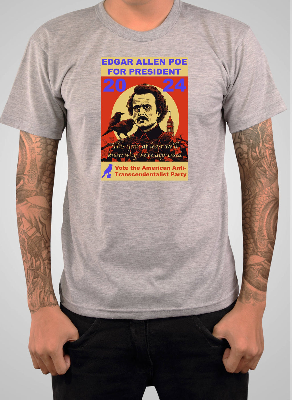 Edgar Allen Poe for President T-Shirt