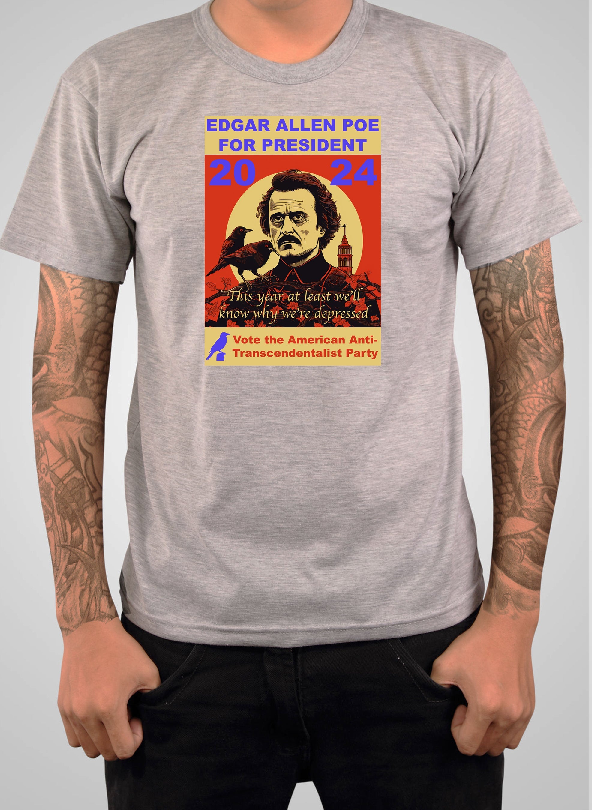 Edgar Allen Poe for President T-Shirt
