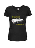 El Camino - The Cadillac of Cars Juniors V Neck T-Shirt