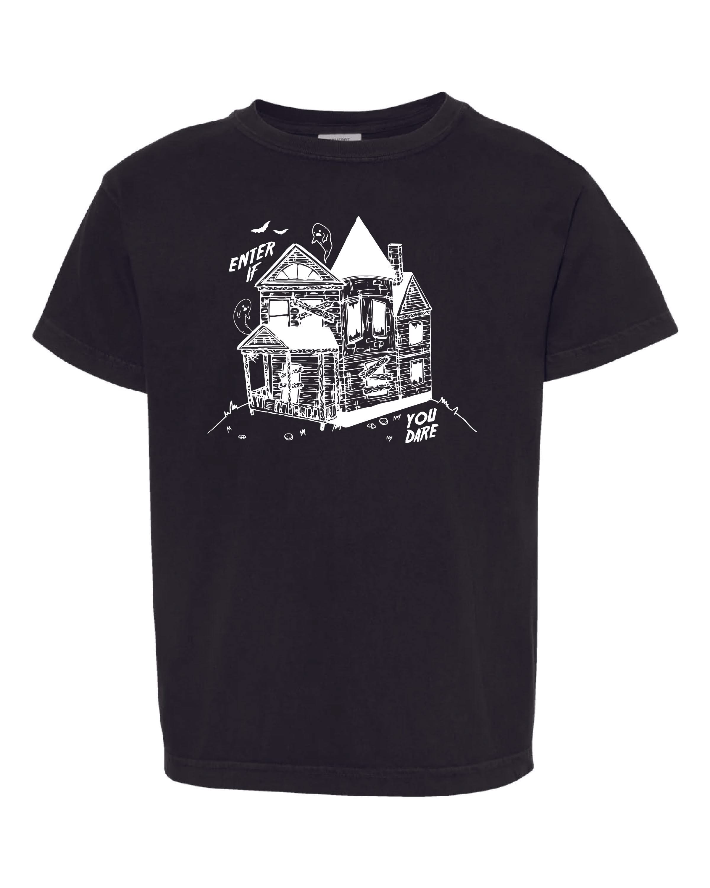 Enter If You Dare - Youth Comfort Colors Tee