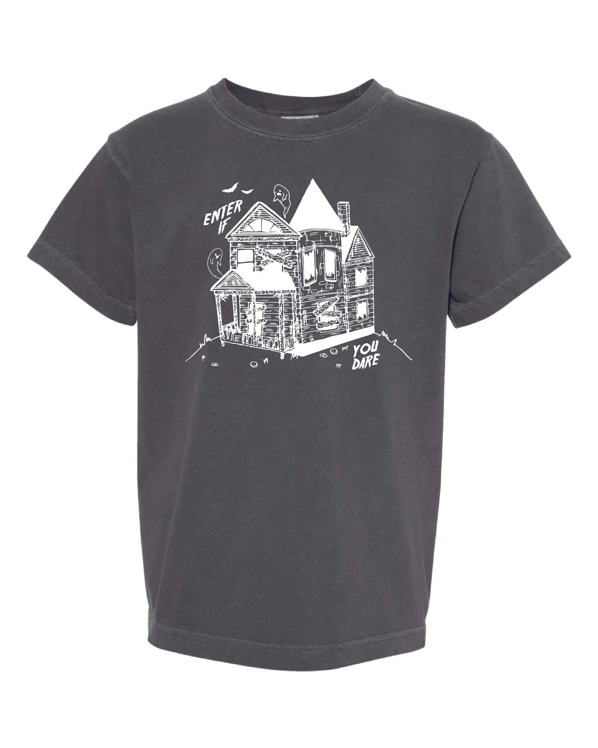 Enter If You Dare - Youth Comfort Colors Tee