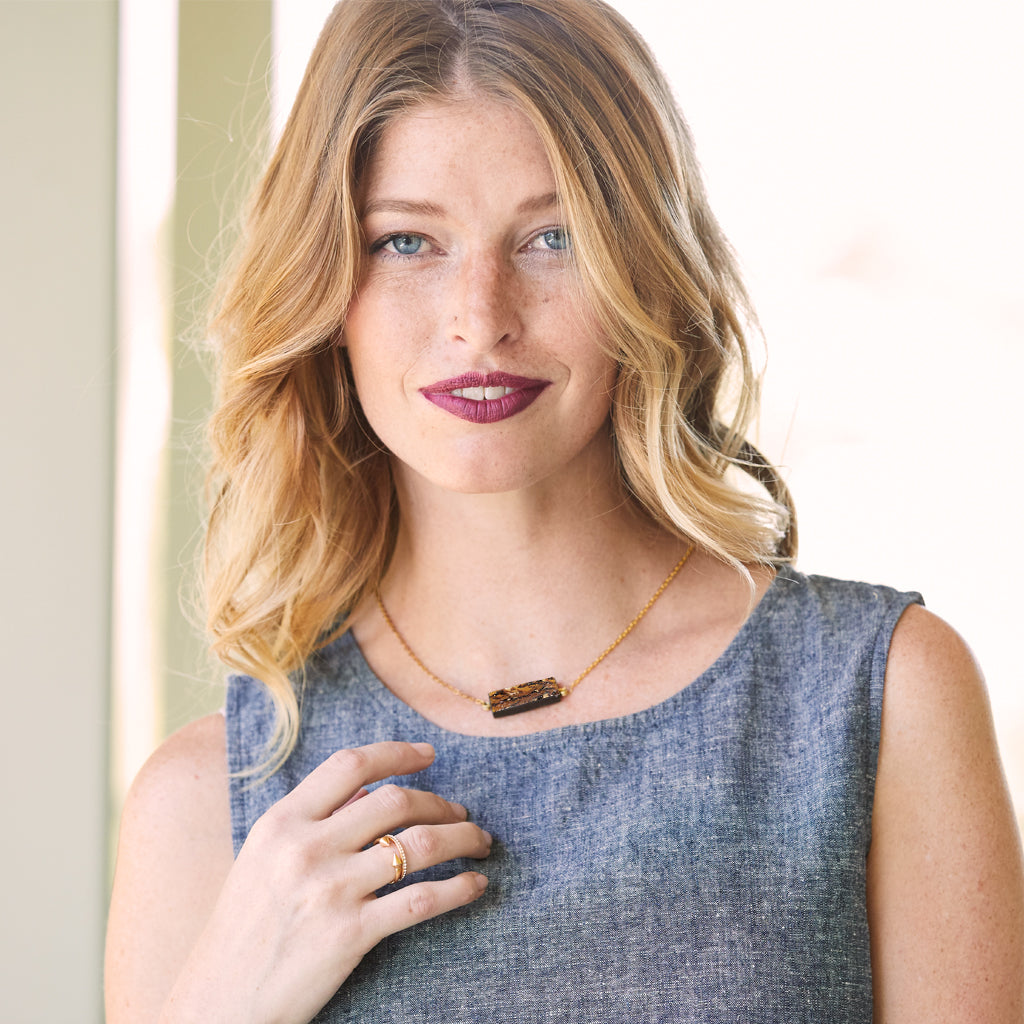 Horn Pendant Choker