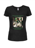 Everyone knows leprechauns have pots of gold Juniors V Neck T-Shirt