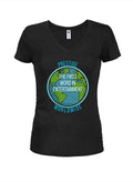 Prestige Worldwide Juniors V Neck T-Shirt
