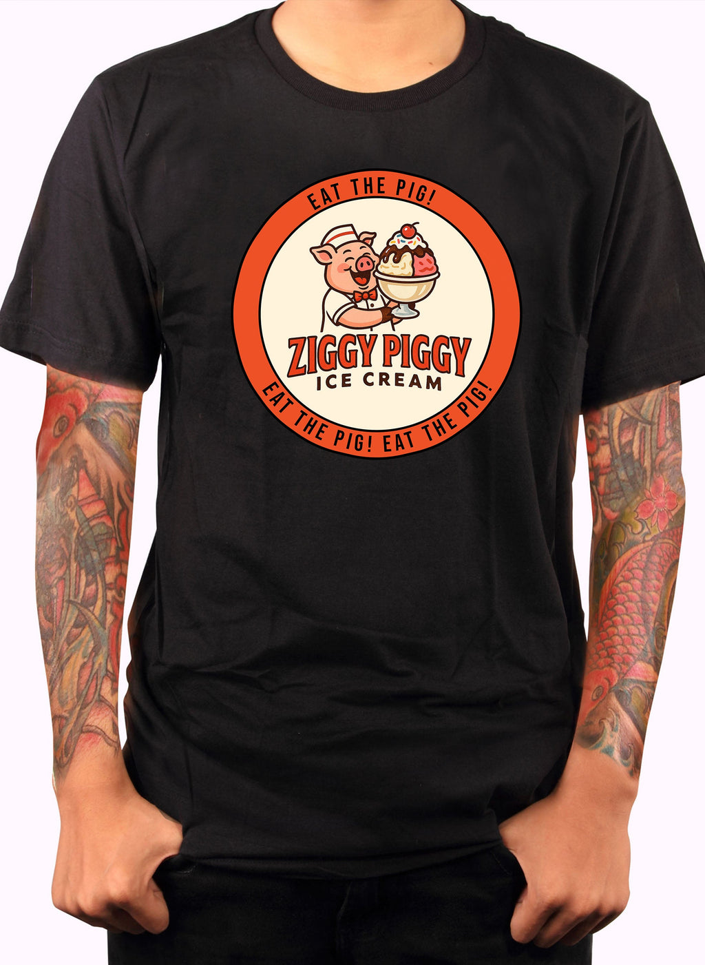 Ziggy Piggy Eat the Pig T-Shirt