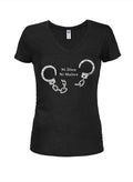 Ni Dieu Ni Maître (No Gods No Master) Juniors V Neck T-Shirt