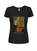 I am so close to finally finding the cure for human stupidity Juniors V Neck T-Shirt