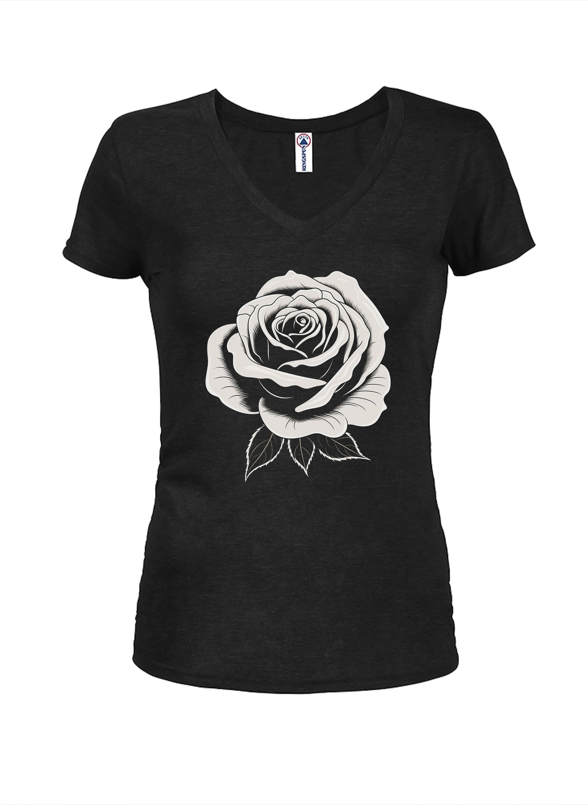 Blanca Rosa Juniors V Neck T-Shirt