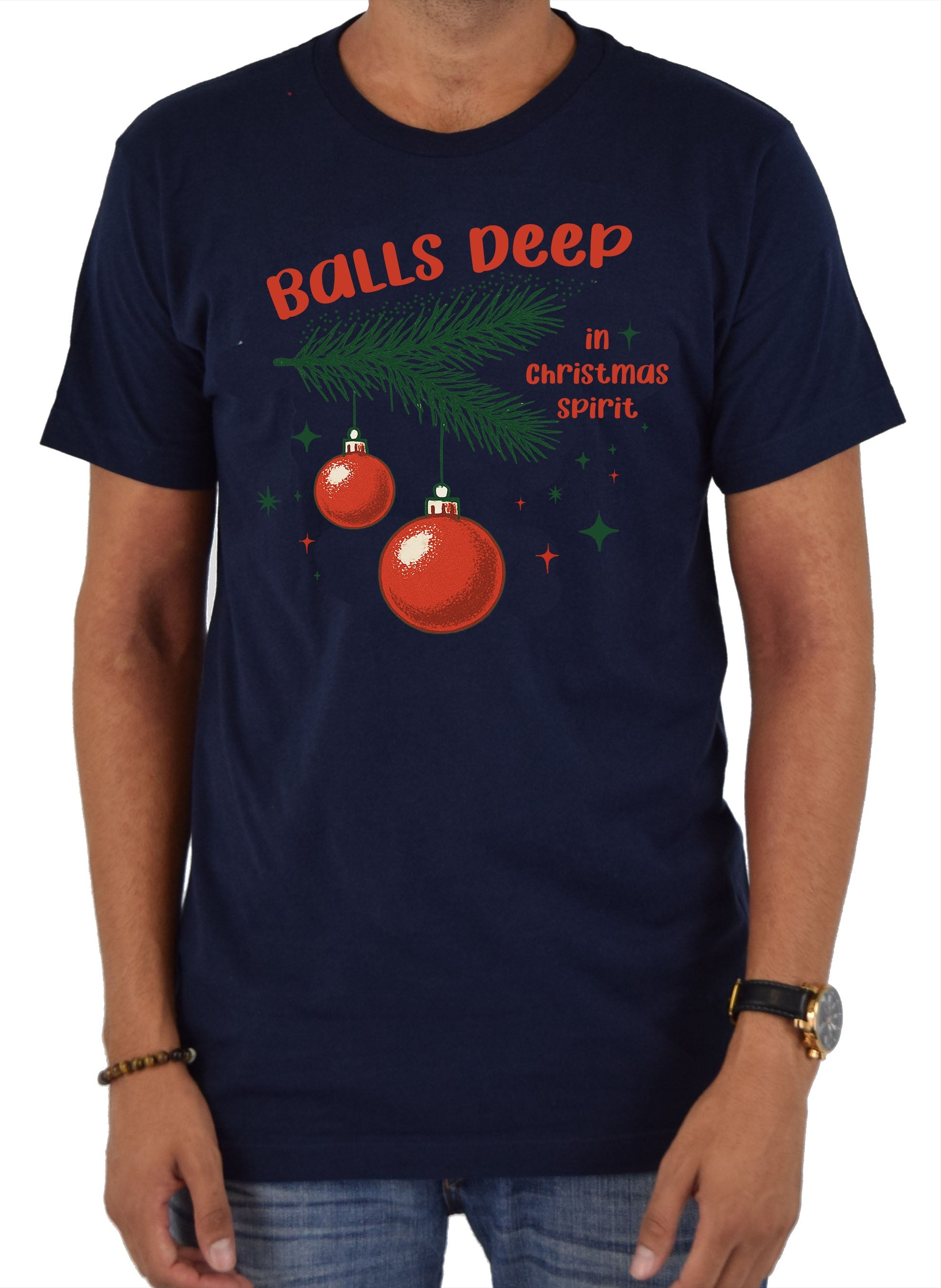 Balls Deep in Christmas Spirit T-Shirt