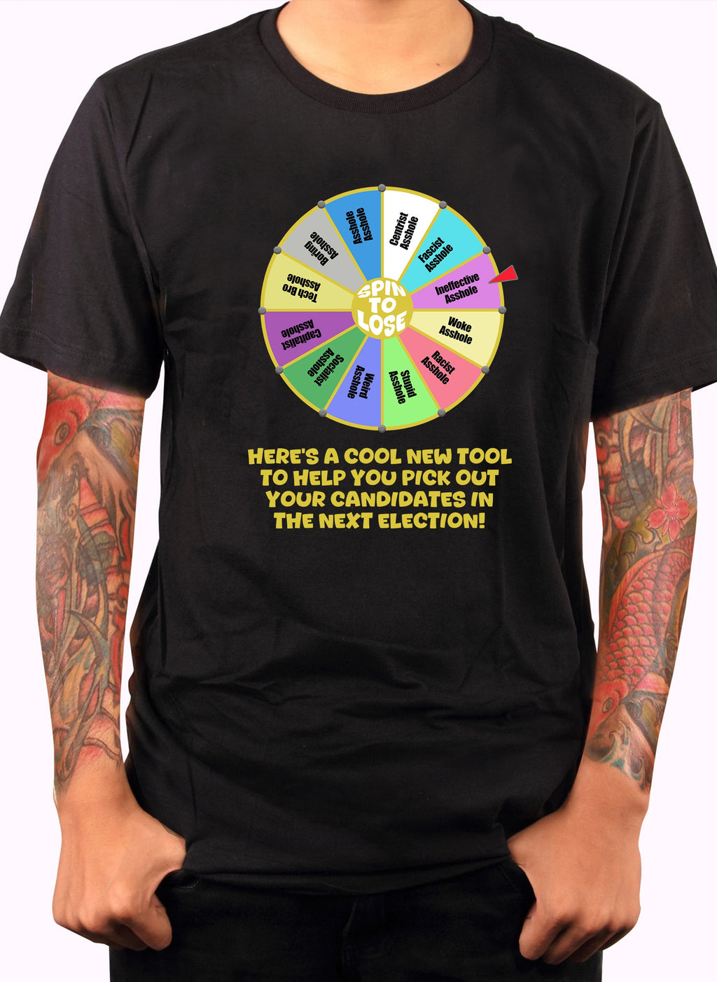 Election Spin to Lose T-Shirt