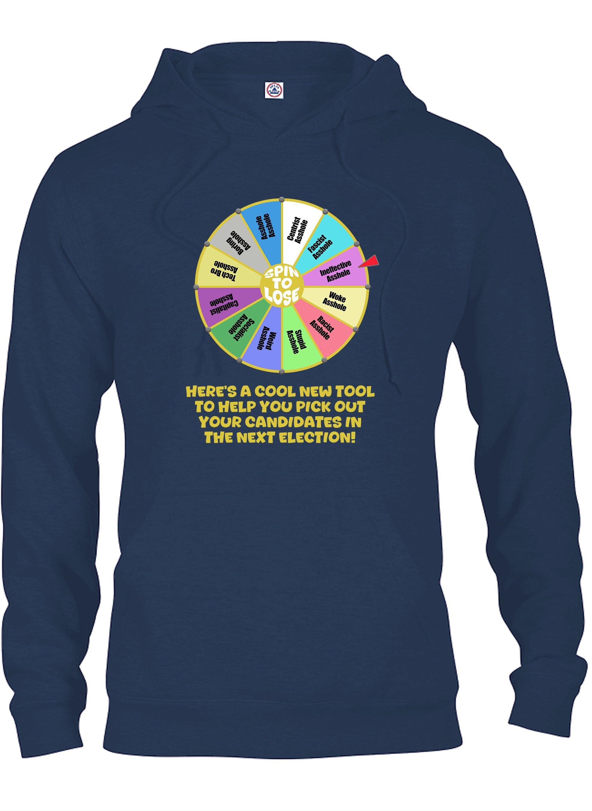 Election Spin to Lose T-Shirt