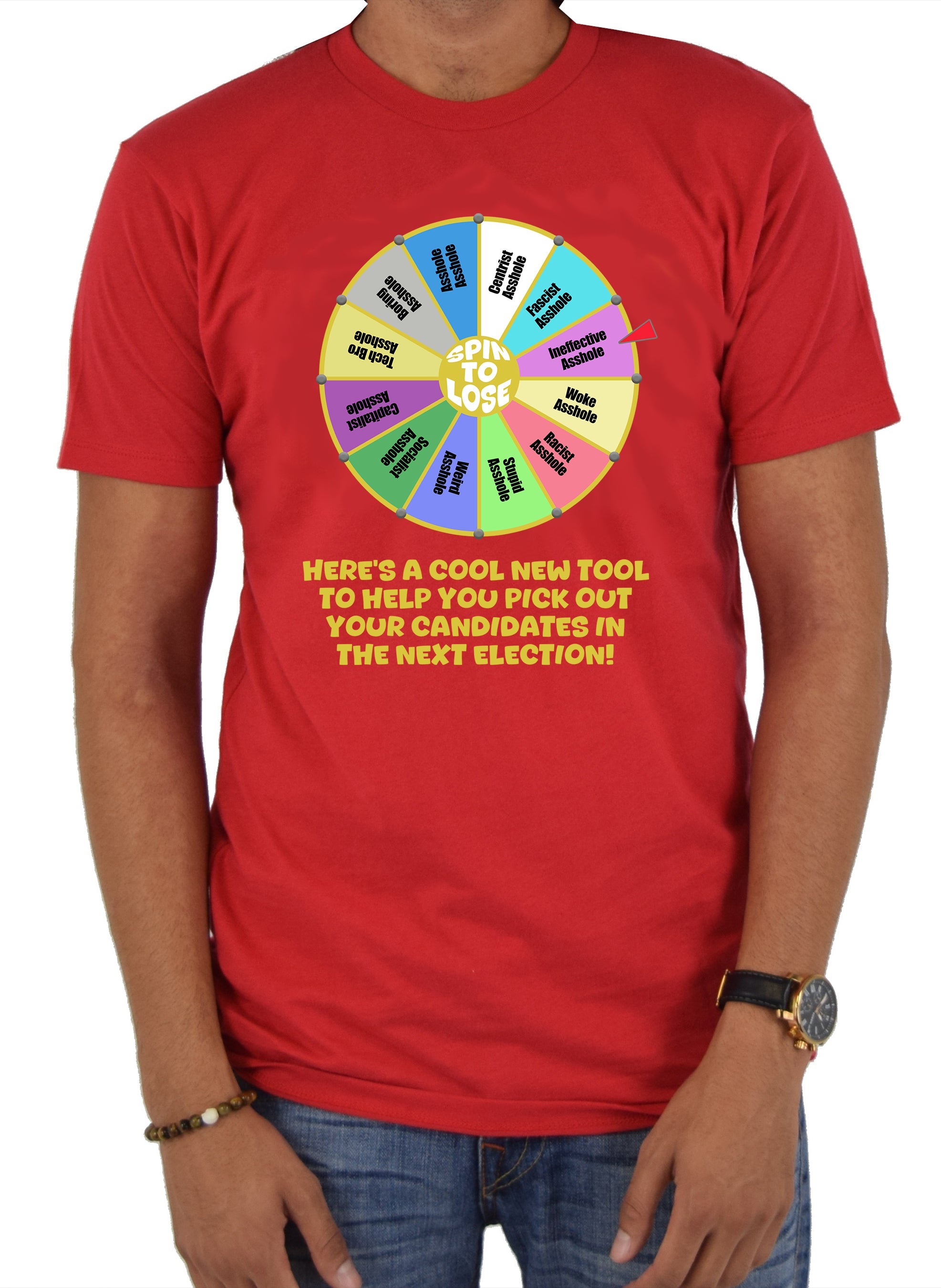 Election Spin to Lose T-Shirt