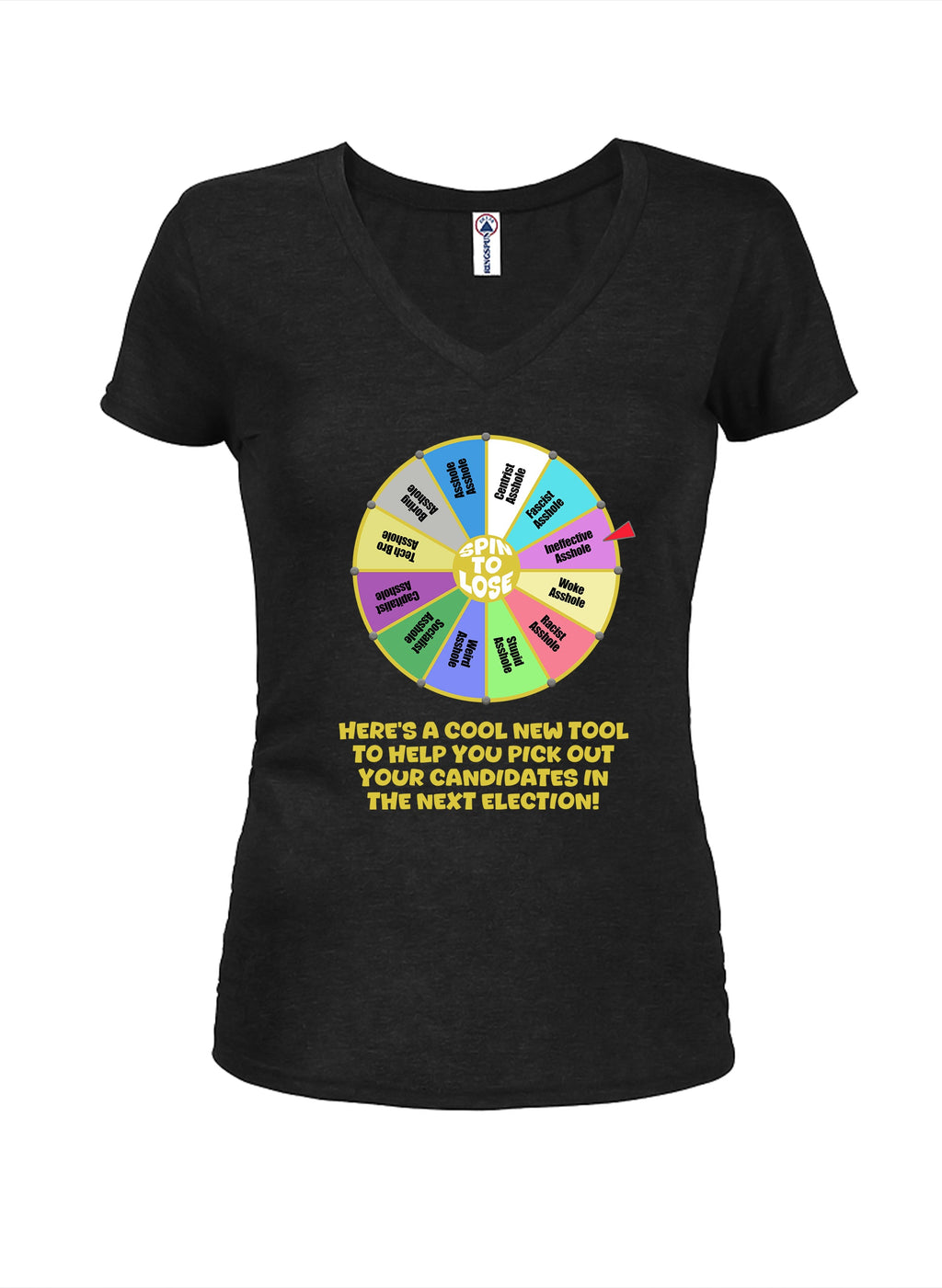 Election Spin to Lose T-Shirt