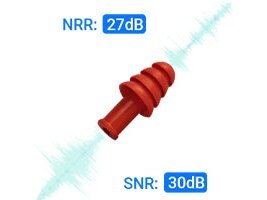 Tactical Ready Earplugs: Washable Corded (100 Pairs)