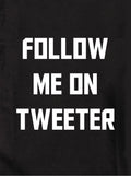 Follow Me on Tweeter Kids T-Shirt