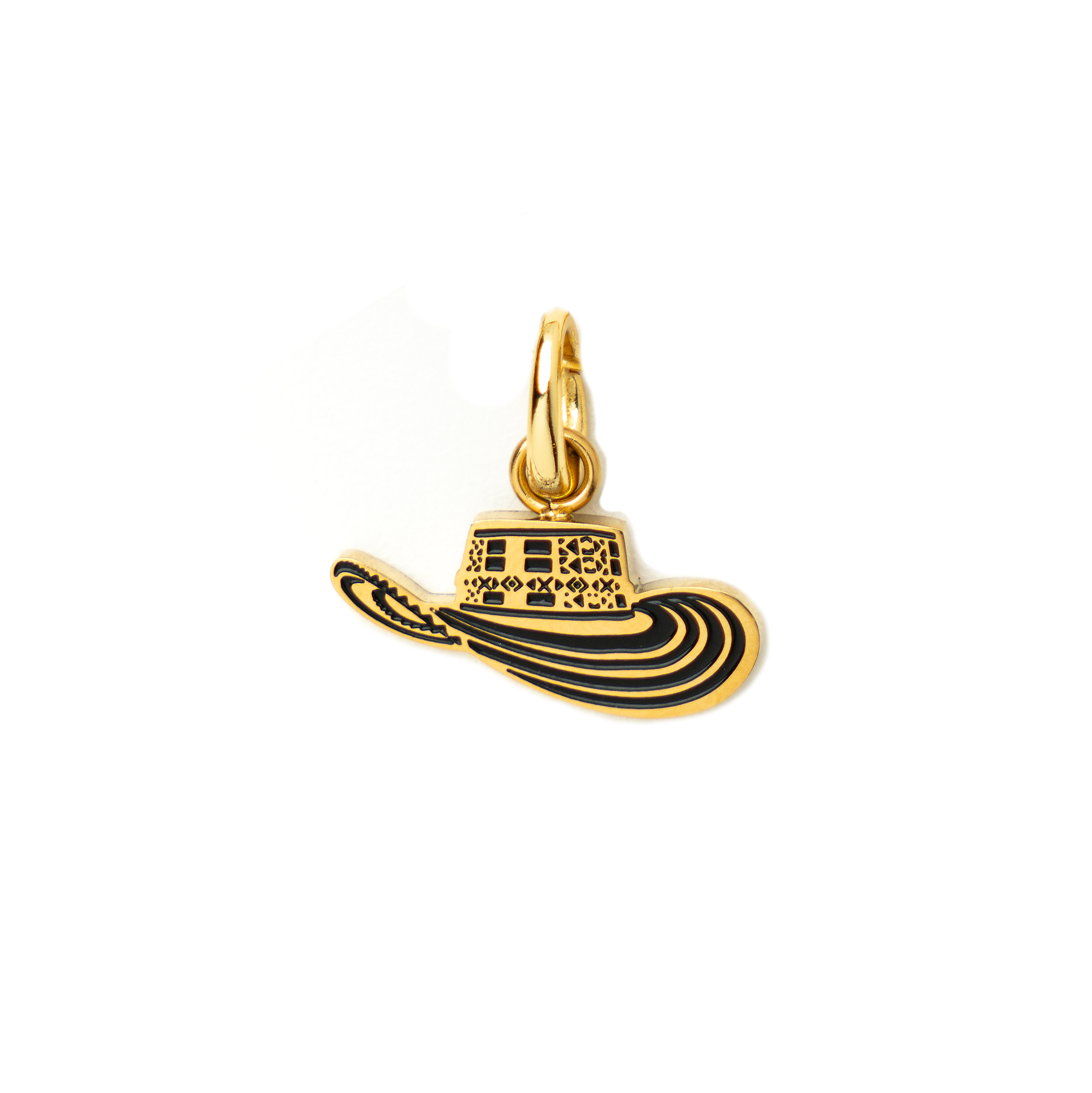 Sombrero Vueltiao Charm - Colombian Charms Collection
