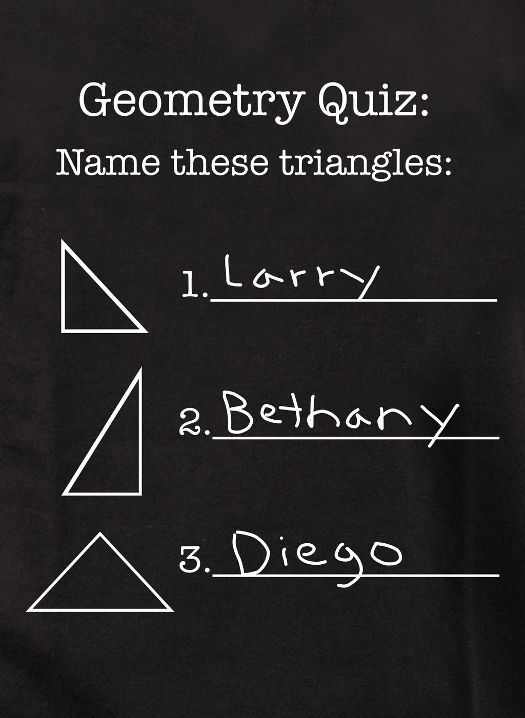 Geometry Quiz T-Shirt