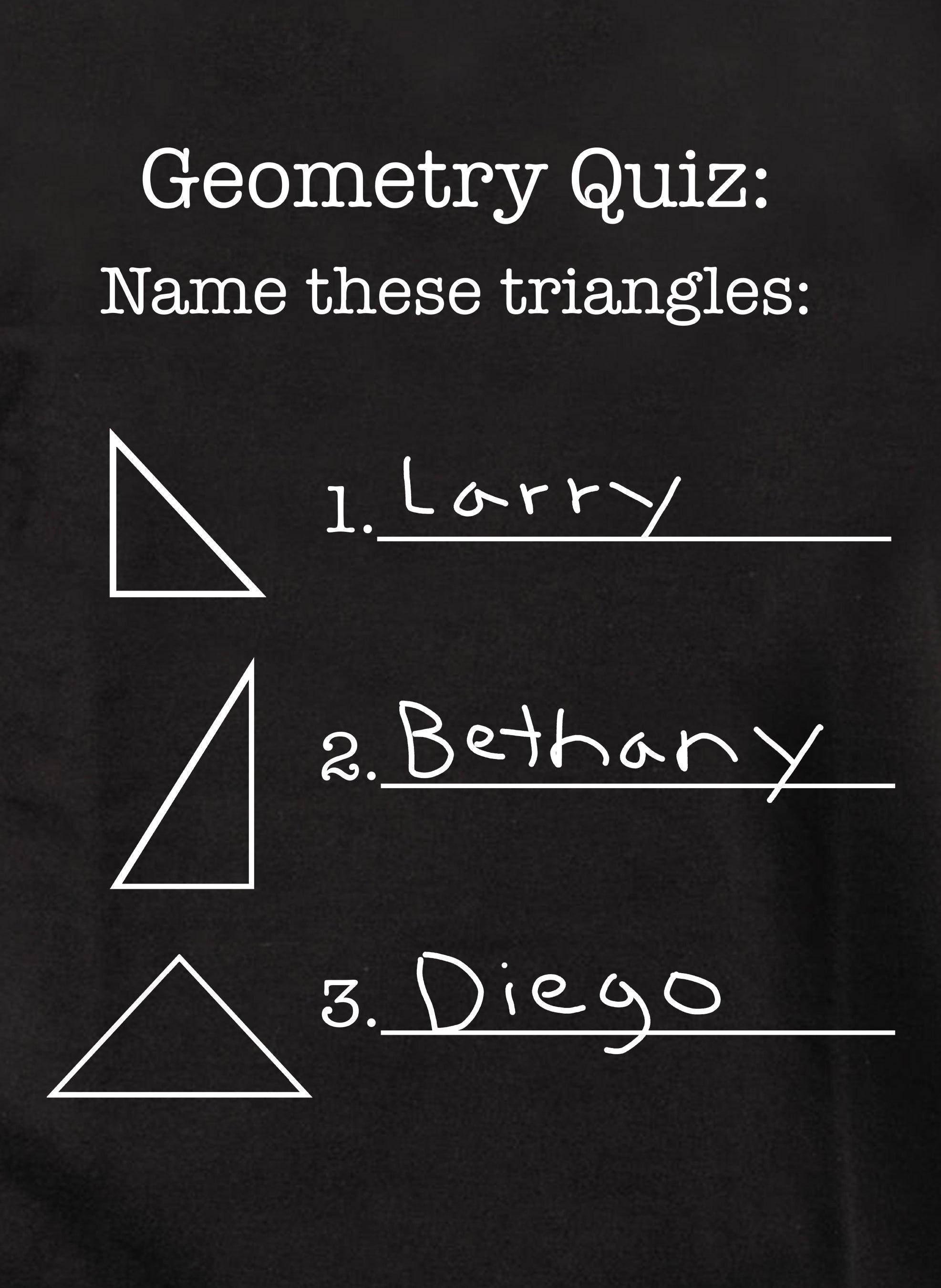 Geometry Quiz T-Shirt