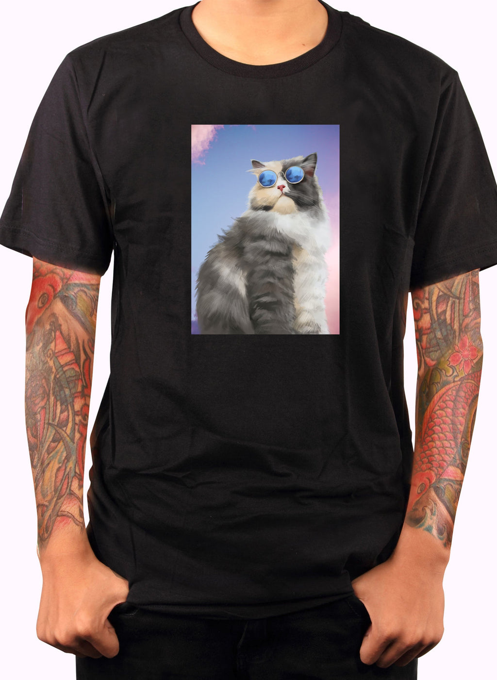 Glasses Cat T-Shirt