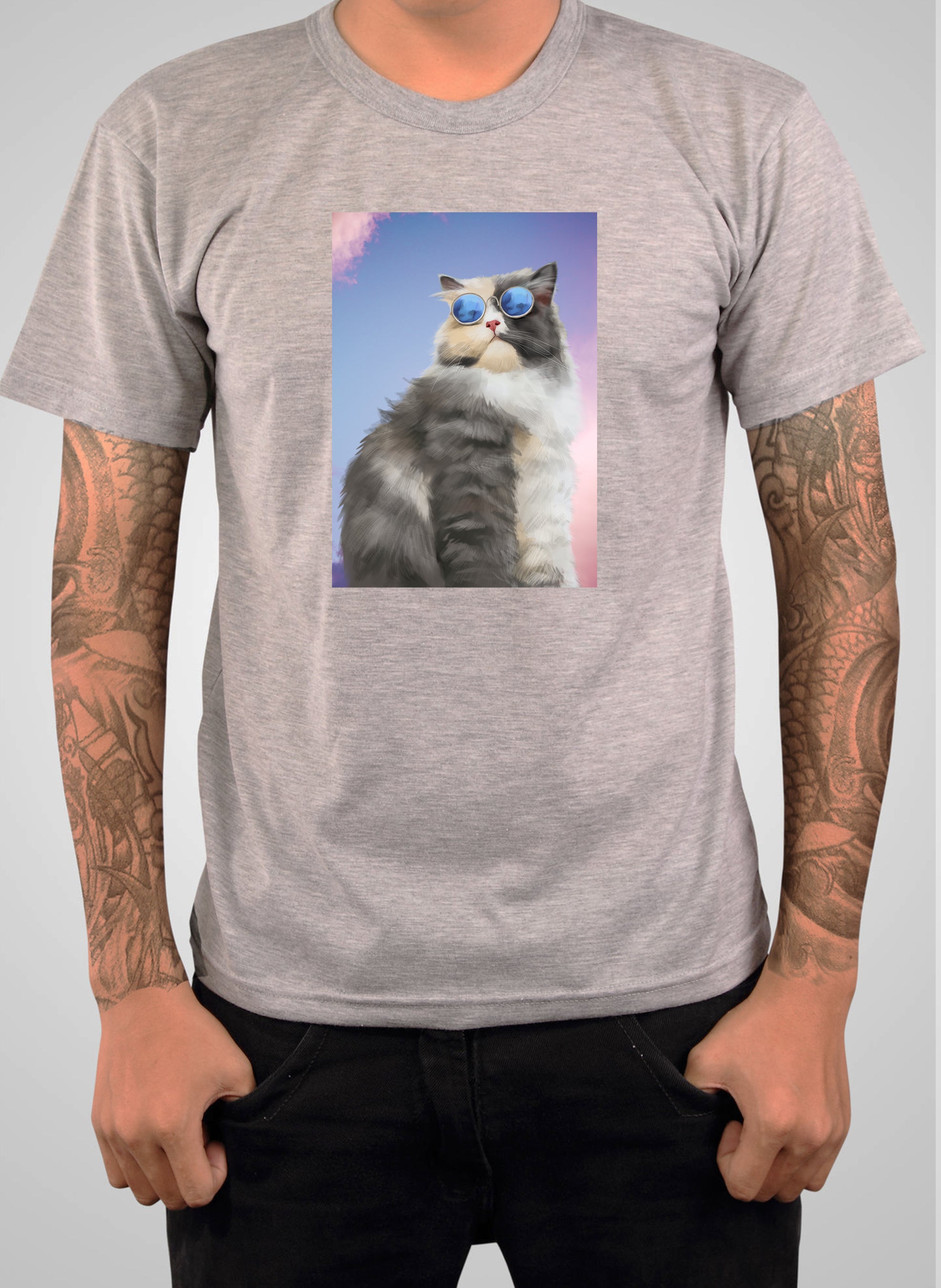 Glasses Cat T-Shirt