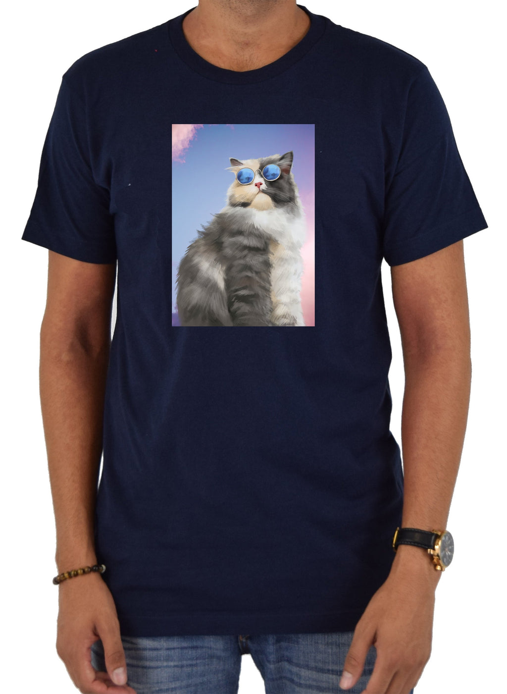 Glasses Cat Kids T-Shirt