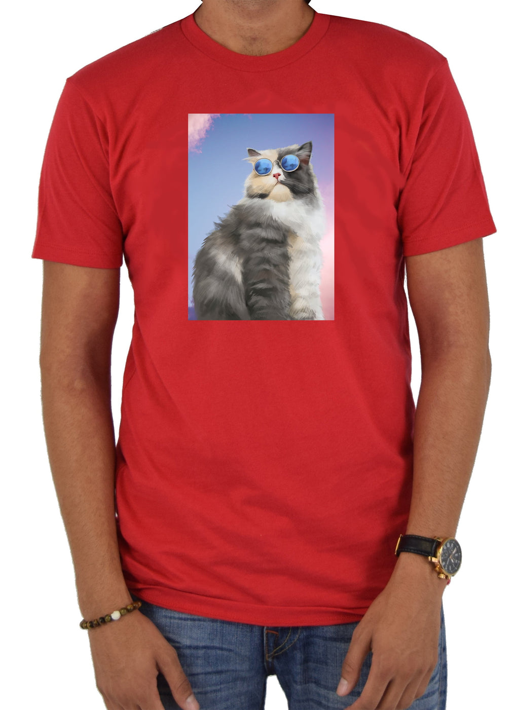 Glasses Cat Kids T-Shirt