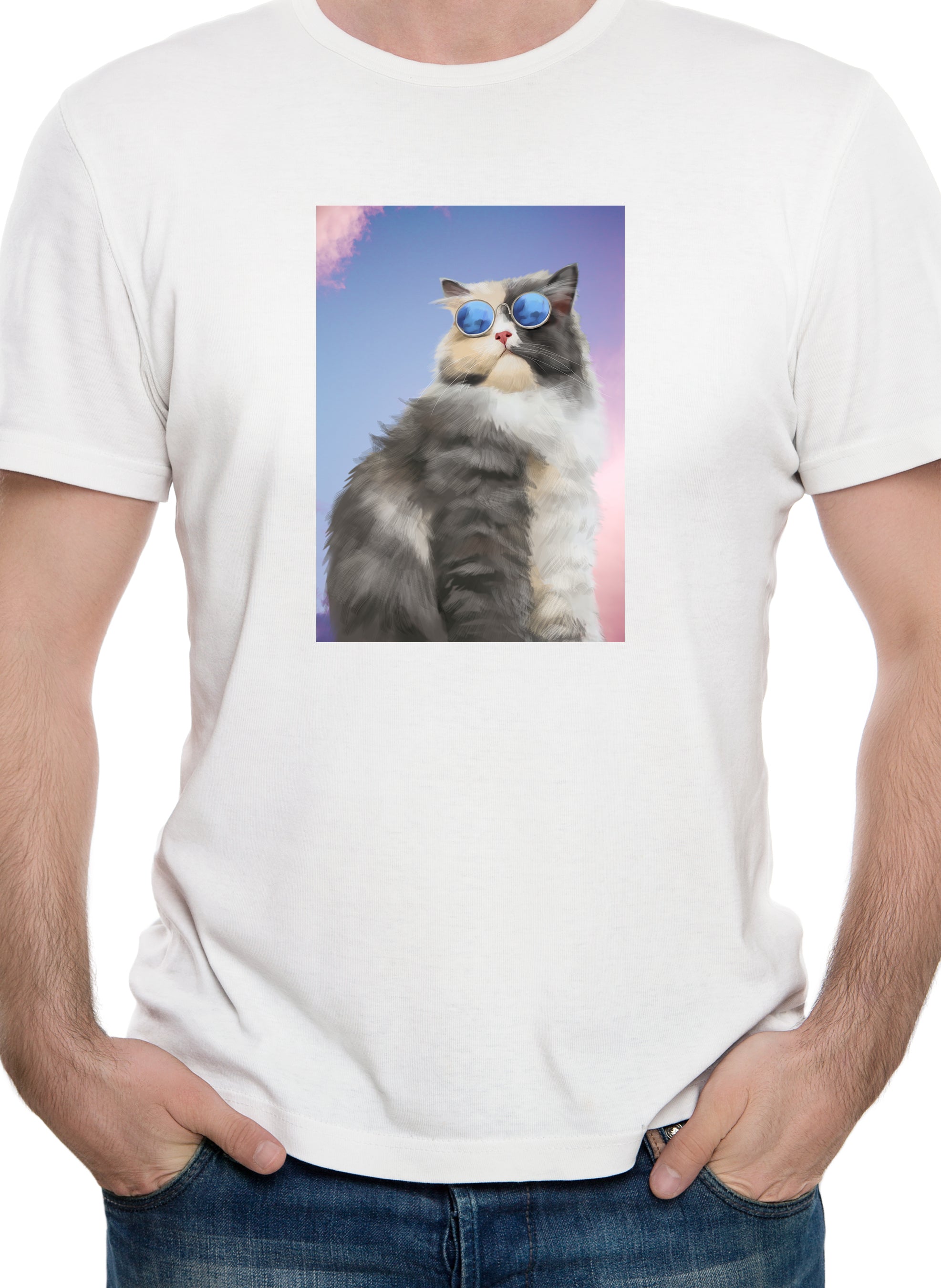 Glasses Cat T-Shirt
