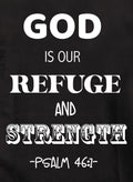 God is Our Refuge and Strength Kids T-Shirt