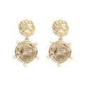 Boho Gypsy Coin Dangle Earrings