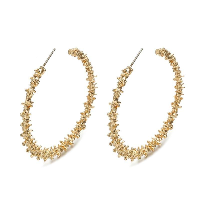 Nugget Hoop Earrings