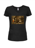 Green Light Theater Juniors V Neck T-Shirt