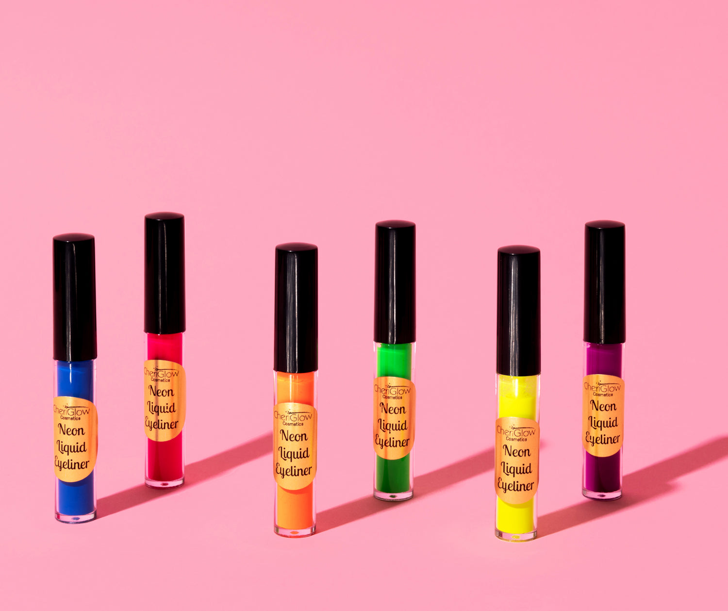 Neon Orange Liquid Eyeliner - Water-proof, Smudge-proof, Long-lasting