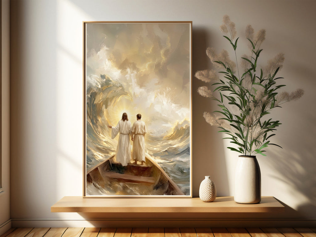 Guided by Him #3 | Signed Handmade Art Print