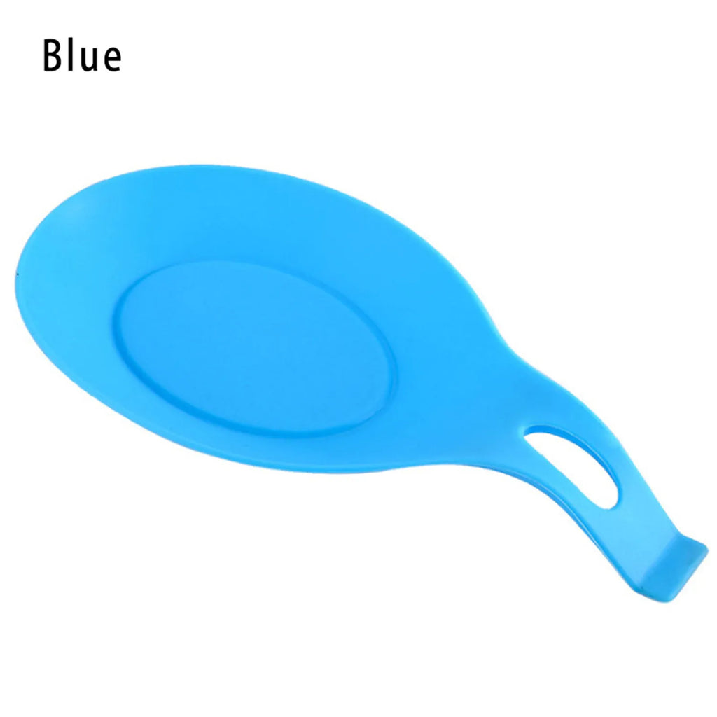Heat Resistant Silicone Spoon Rest & Spatula Holder 19 x 10 cm (7.5 x 3.9 in), Utensil Organizer, Chopstick Tray & Pot Holder