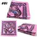 Men's Printed Pocket Square Handkerchief 9.1 x 9.1 in (23 x 23 cm) Paisley Retro Dress Hanky