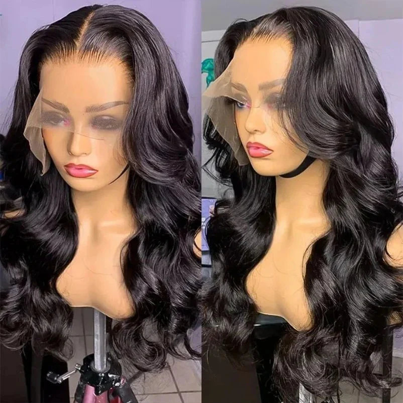 13X6 HD Lace Frontal Wigs Human Hair Full HD Lace Wigs Human Hair Lace Front Body Wave Deep Curly Virgin Hair Wigs