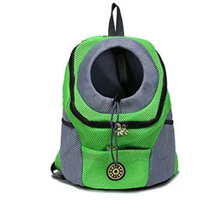 Pet Carrier Backpack for Dogs & Cats — Wearable Front/Back Mesh Travel Bag, Adjustable Double Shoulder, S/M/L (Up to 10 kg / 22 lb)