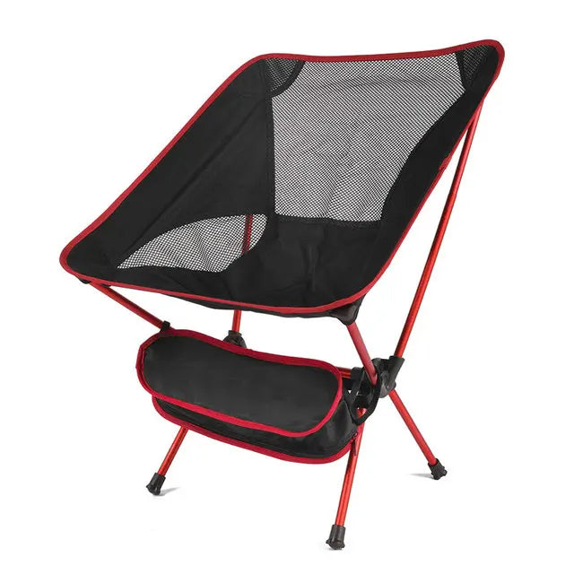 Ultralight Portable Aluminum Folding Chair – Detachable Camping, Fishing & Beach Seat, 2.0 lb (0.9 kg), Supports 350 lb (158 kg)